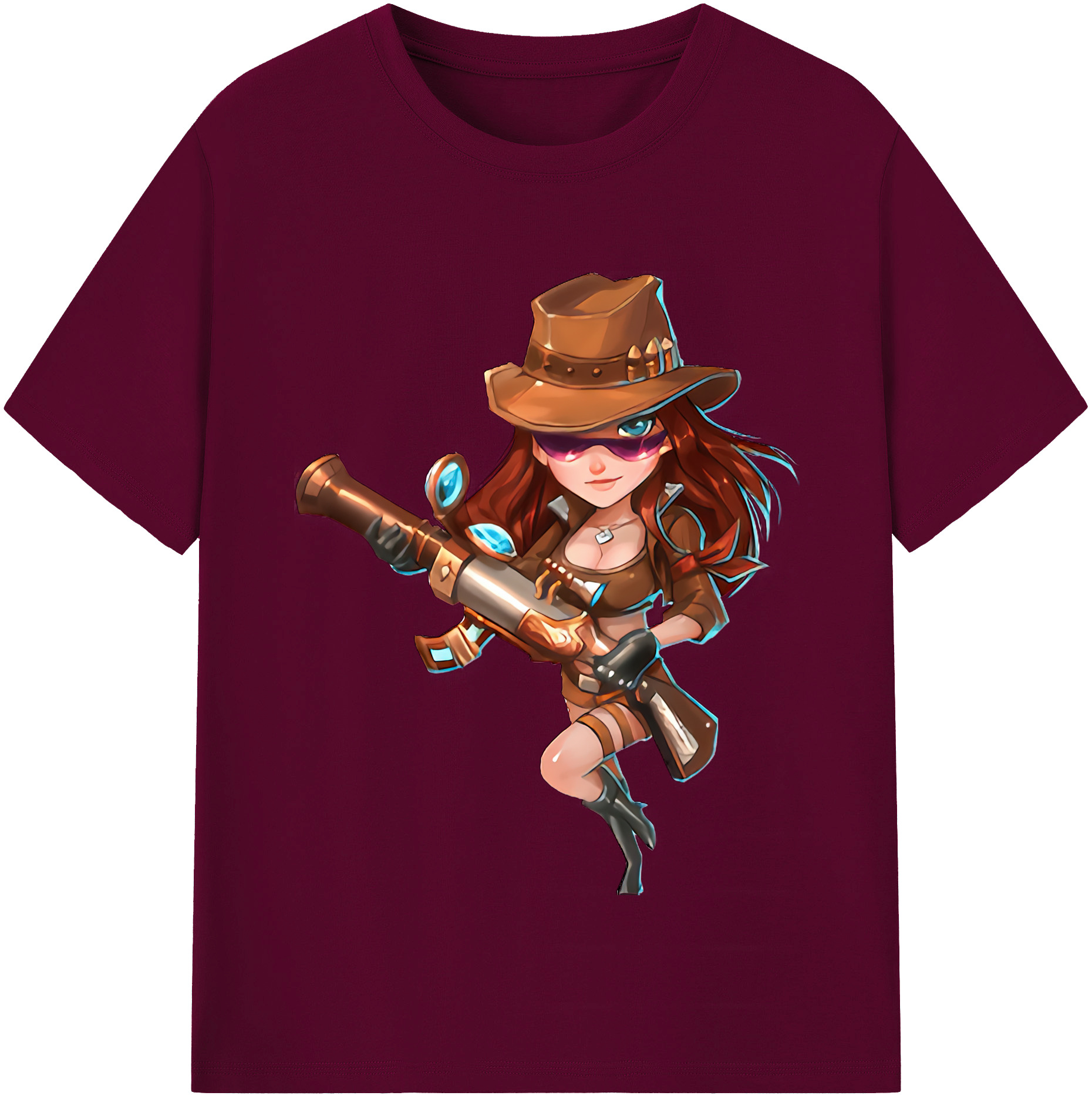 （画像用） リーグ・オブ・レジェンド League of Legends LOL レディースカジュアルプリントTシャツ（綿100％）